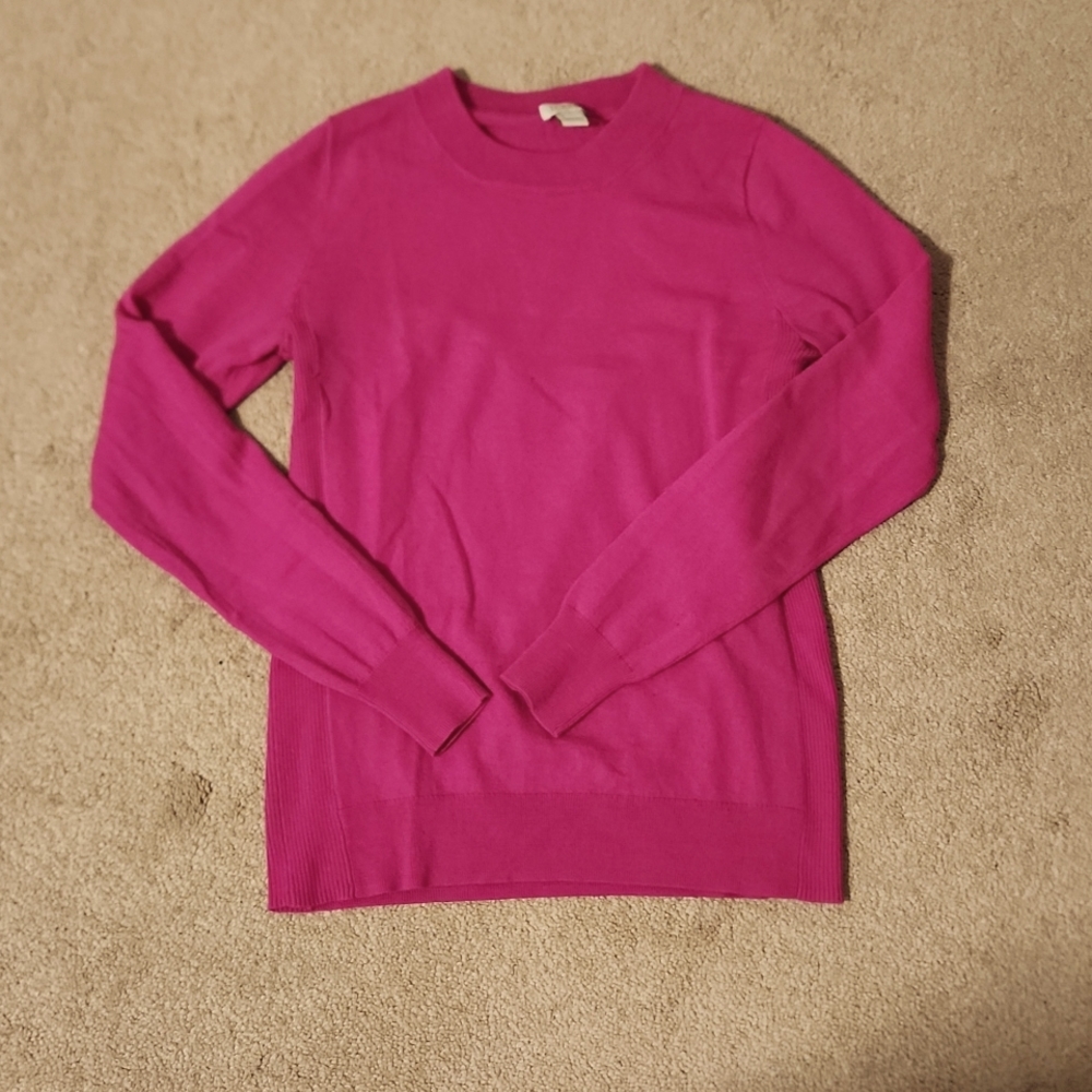 Barbie pink jcrew sweater